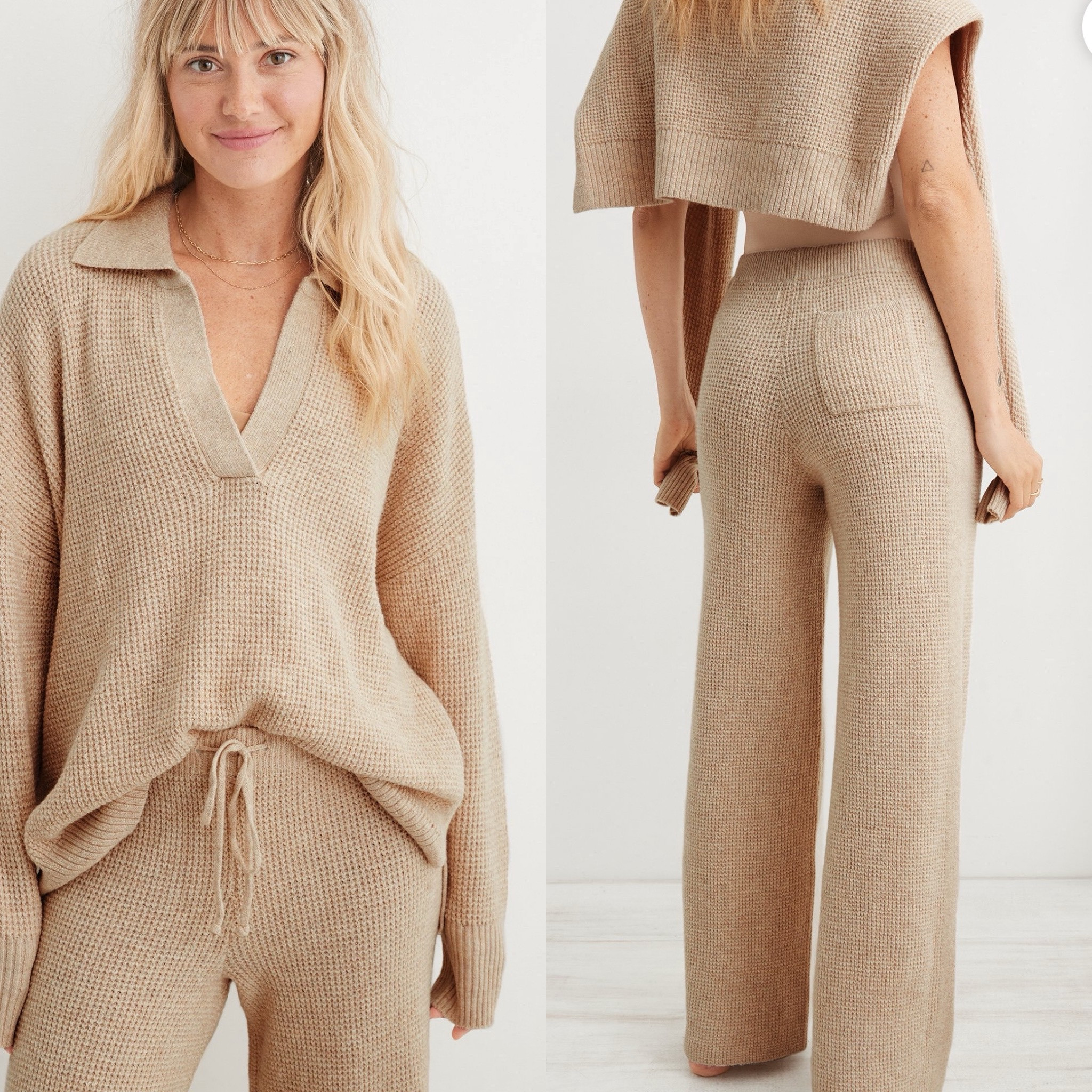 New Aerie waffle set 

#LTKHoliday #LTKSeasonal #LTKCyberWeek