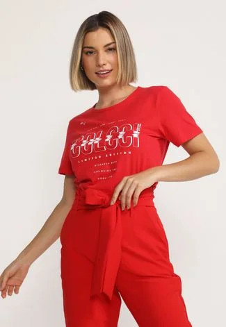 Camiseta Colcci Logo Vermelha | Dafiti (BR)