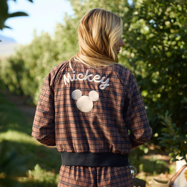 Disney Mickey Bomber Jacket, Plaid | Albion Fit