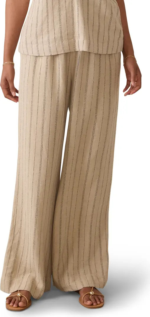 Riviera Stripe Linen Blend Pants | Nordstrom Rack