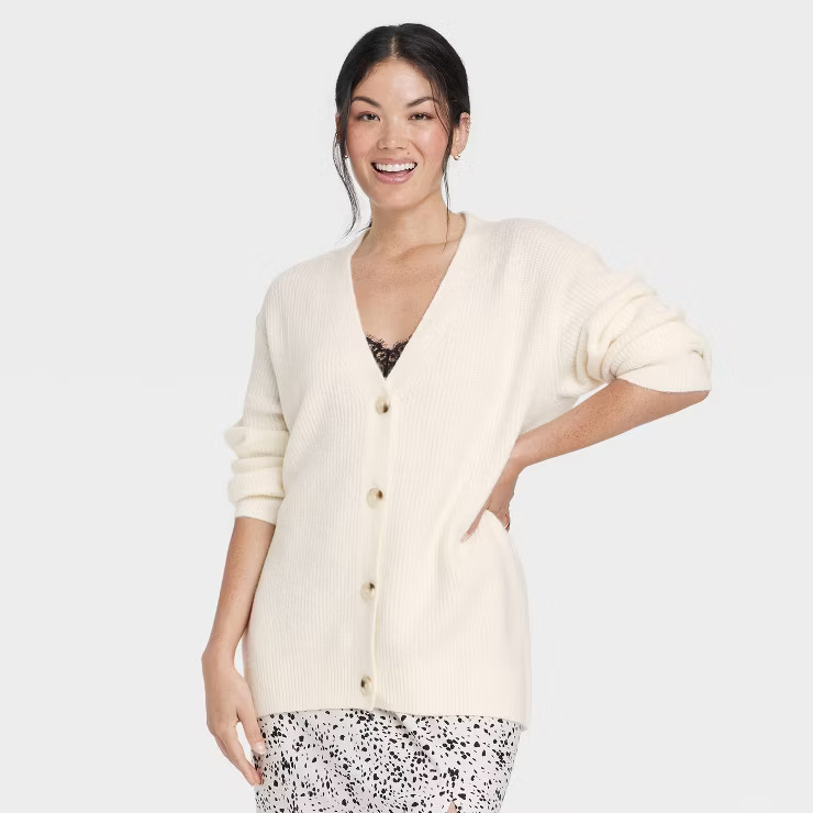 Women's Button-Front Cardigan - A New Day™ | Target