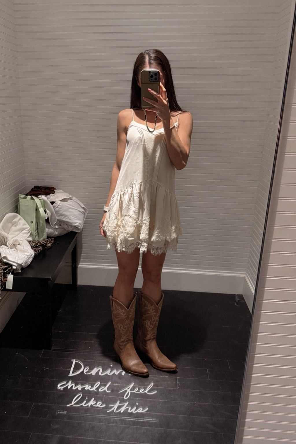 Wearing an xs, so cute for festival season #countryconcert #cowboyboots #apringdress #flowydress #tecovas #abercrombie

#LTKFestival #LTKootd #LTKgrwm