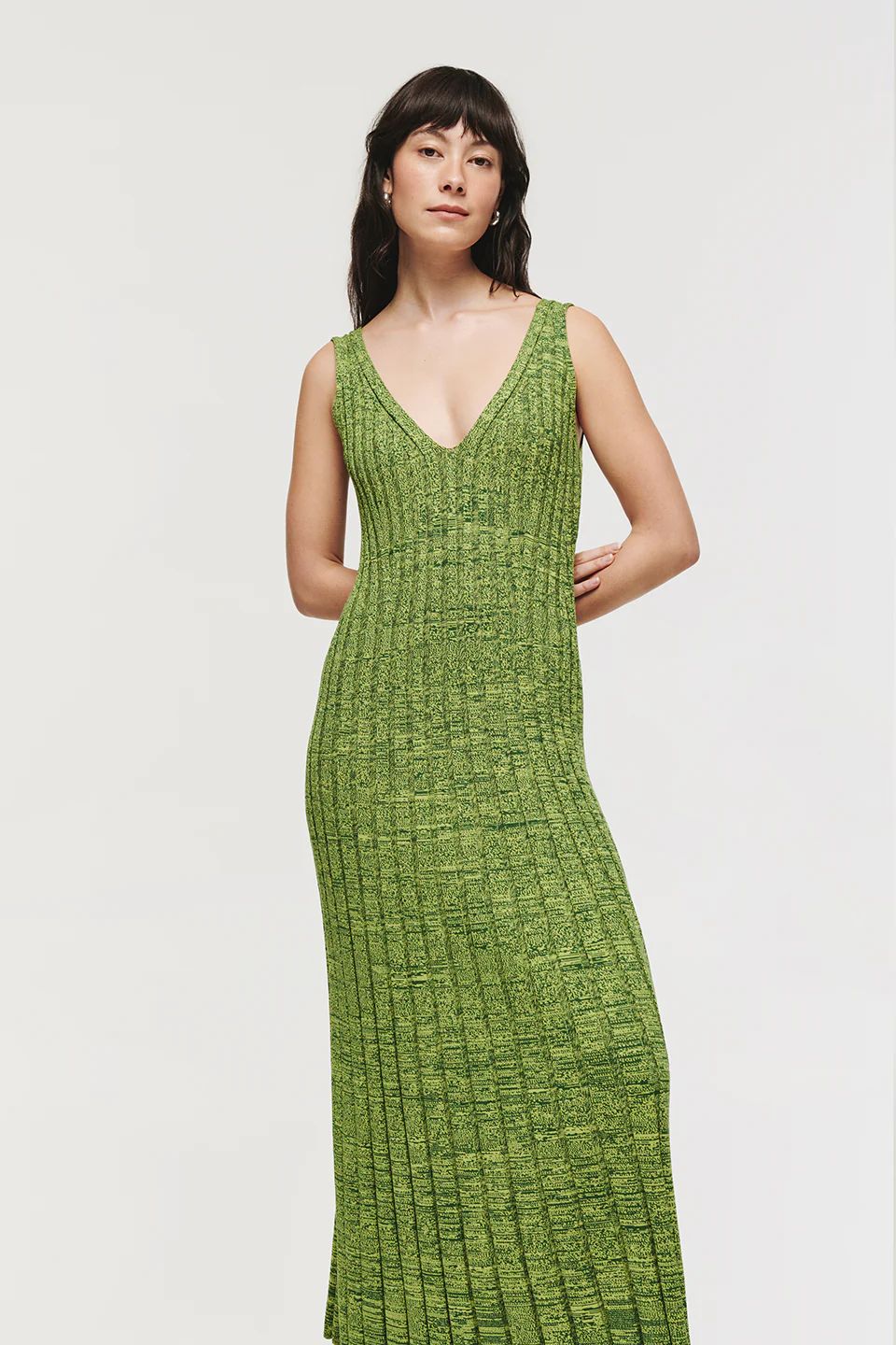 Mermaid | Knitted Dress in Dark Green | ALIGNE | ALIGNE USA