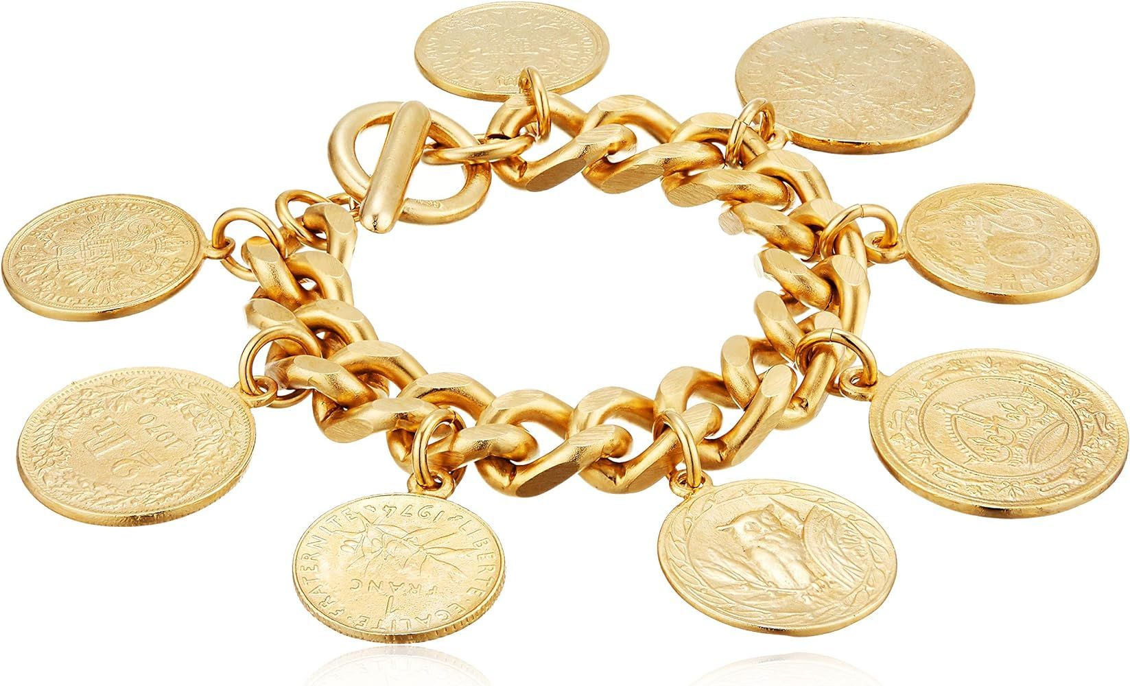 24k Gold Plated "Moroccan" Coin Vintage Bohemian Statement Jewelry Collection | Amazon (US)