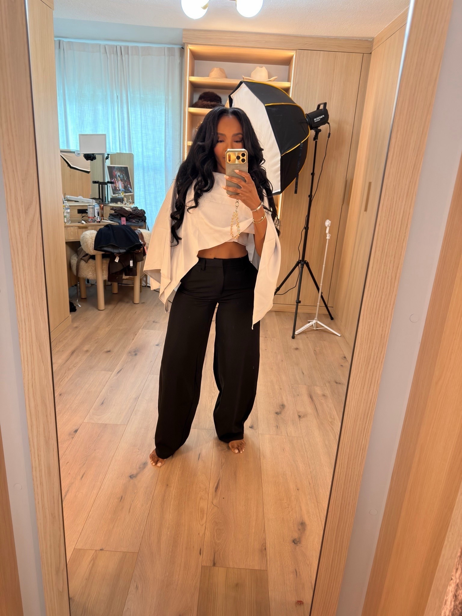 A chic monochrome moment — this asymmetric @PrettyLittleThing top paired with wide-leg black trousers gives effortless drama with zero effort. Elevated, flowy, and perfect for days you want to look styled without trying too hard.

Perfect for brunch, casual dinner dates, or a polished daytime look.

📏 Sizing: Small (top & trousers)  
Height — 5’4” | 138 lbs | Bust — 34D | Waist — 27" | Hips — 40"

Shop instantly on the app.

monochrome outfit inspo, asymmetric top outfit, wide leg trouser look, chic casual style

Follow me on Instagram and YouTube @kirasfashionfinds



#LTKootd #LTKgrwm