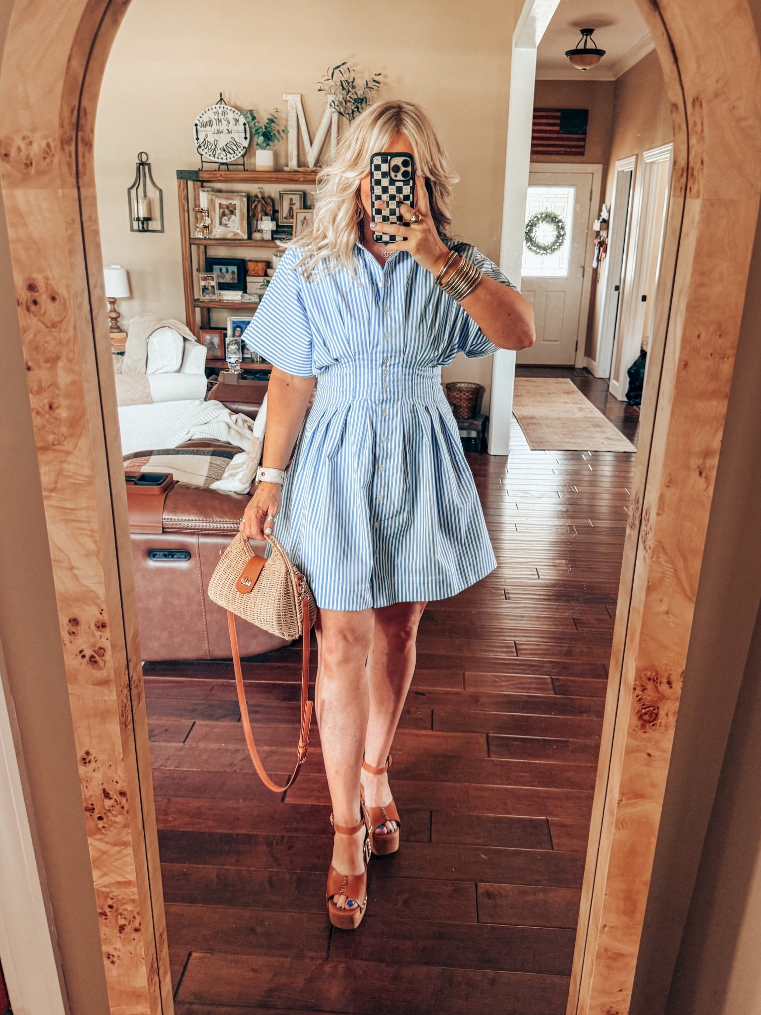 Love this dress and it comes in other cute colors! 
My dress - M
Shoes - True to size 

#LTKFindsUnder100 #LTKOver40 #LTKShoeCrush