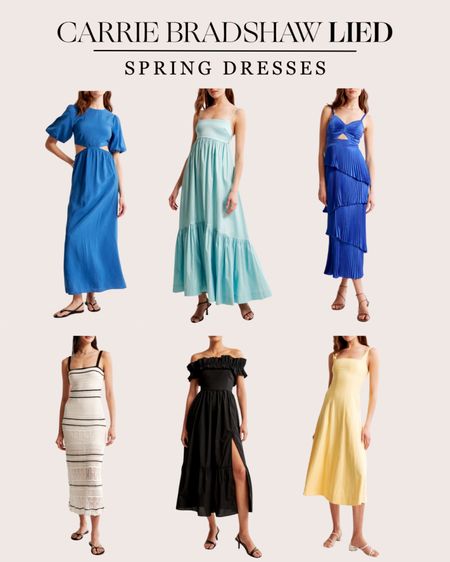Gorgeous spring and summer dresses from Abercrombie— from casual maxi dress to wedding guest dresses 

#LTKSeasonal