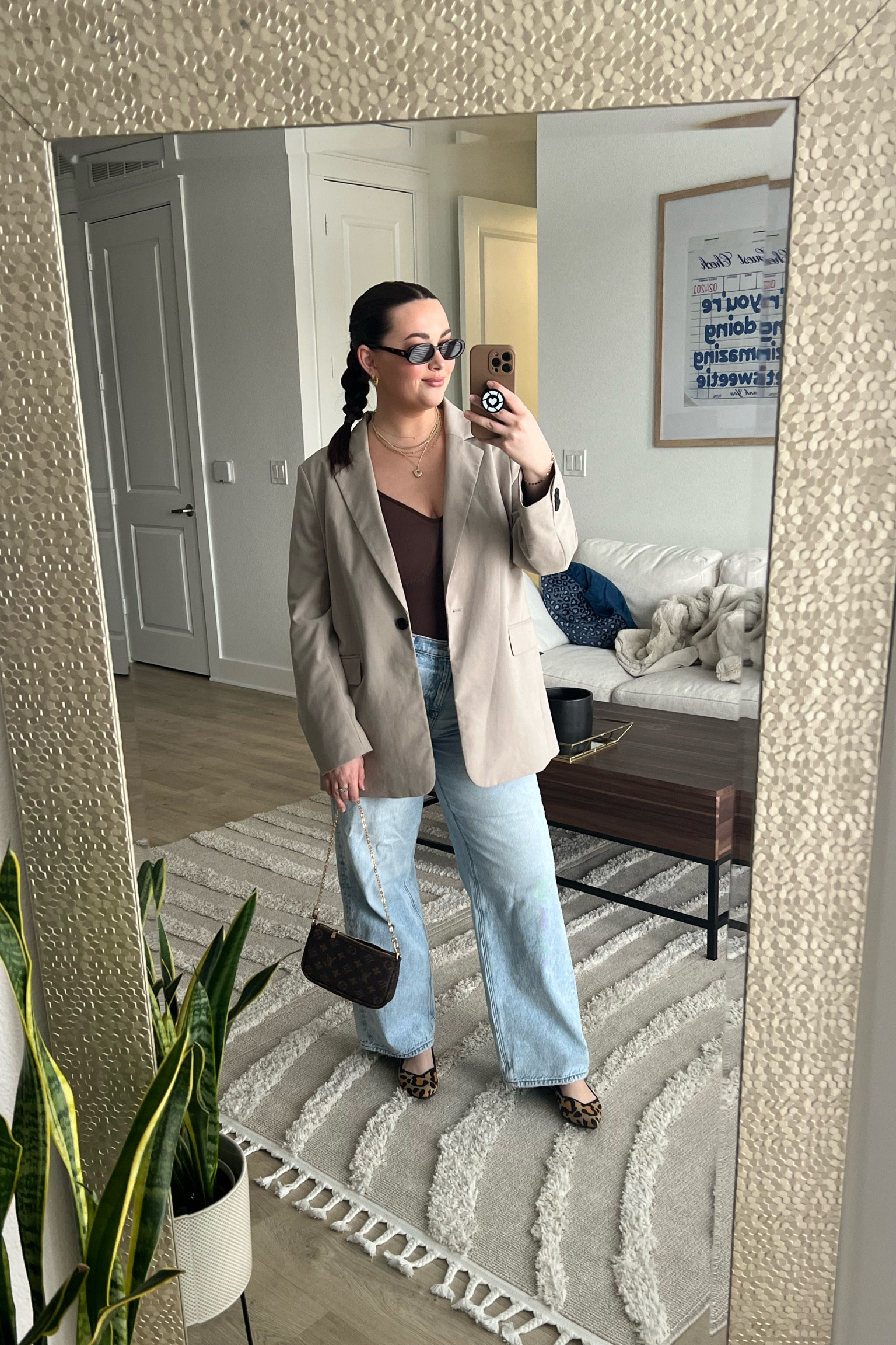 Happy hour fit 🕺🏻🍸 Enjoyed martinis al fresco with some coworkers- perfect fit for a warm-ish evening on the patio! Wearing the Skims bodysuit- but I also have the Skims inspired Amazon one in black and like it just as much (if not more!). 

#LTKSeasonal