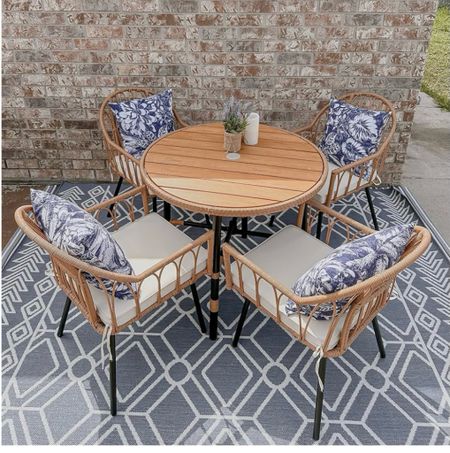 Cute outdoor dining table, patio decor, home entertaining 

#LTKSeasonal #LTKHome #LTKFamily