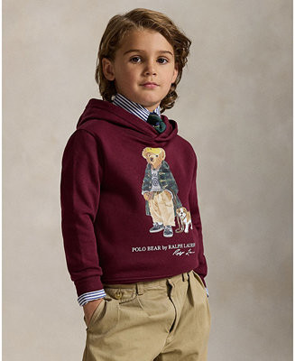 Polo Ralph LaurenToddler and Little Boys Polo Bear Fleece Hoodie | Macy's