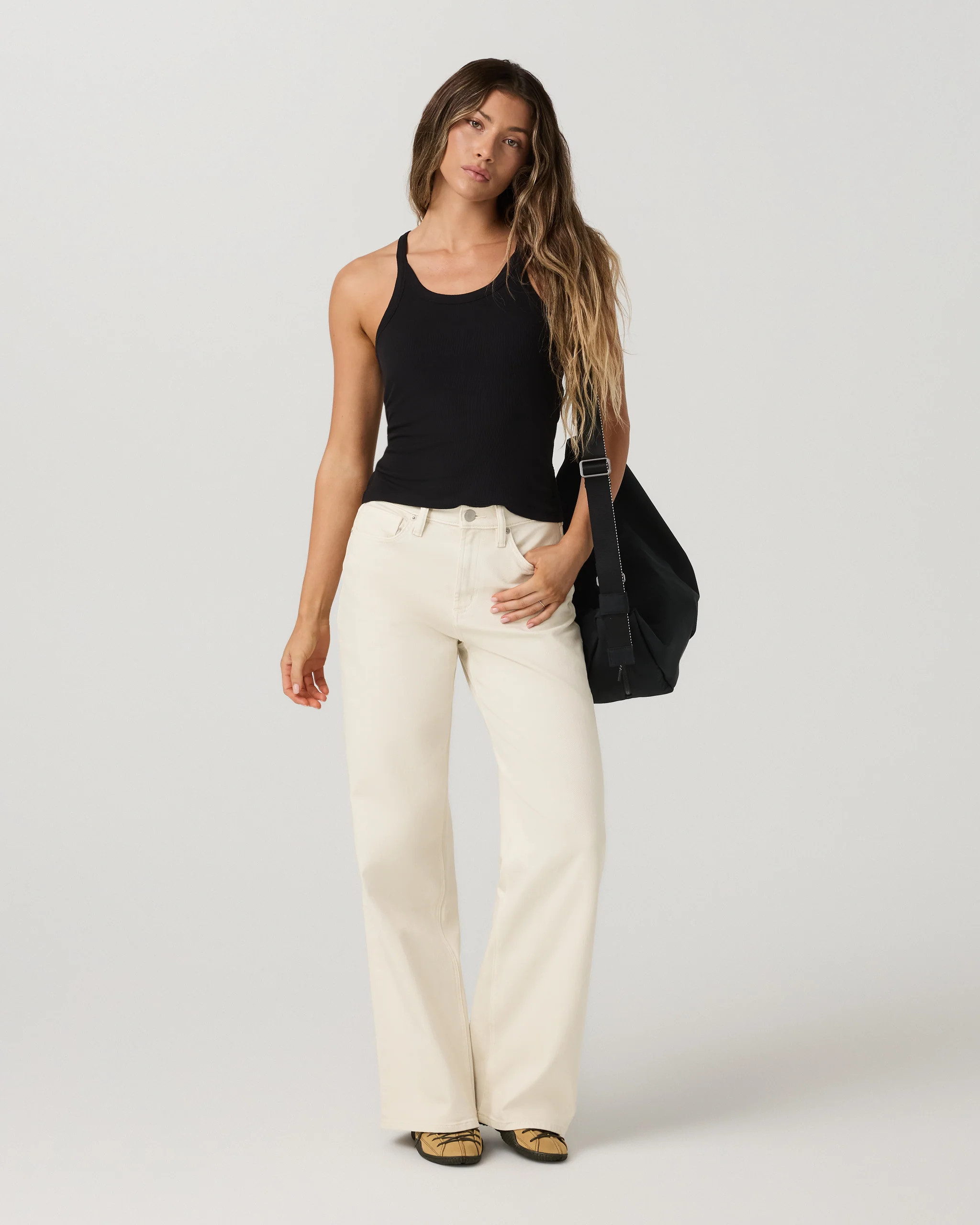 Vuori Vintage Wideleg Jean – Women's Bone Denim Wideleg Jeans – Vuori | Vuori Clothing (US & Canada)