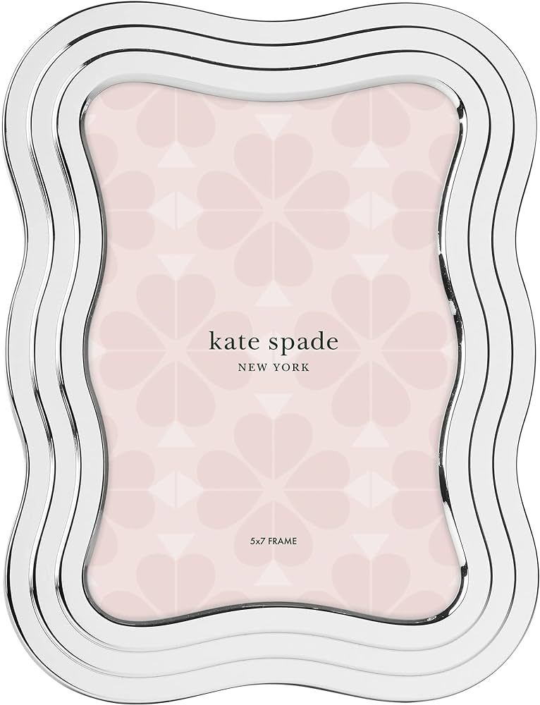 Kate Spade New York Silver South Street 5" X 7" Wavy Frame, 1.00 LB | Amazon (US)