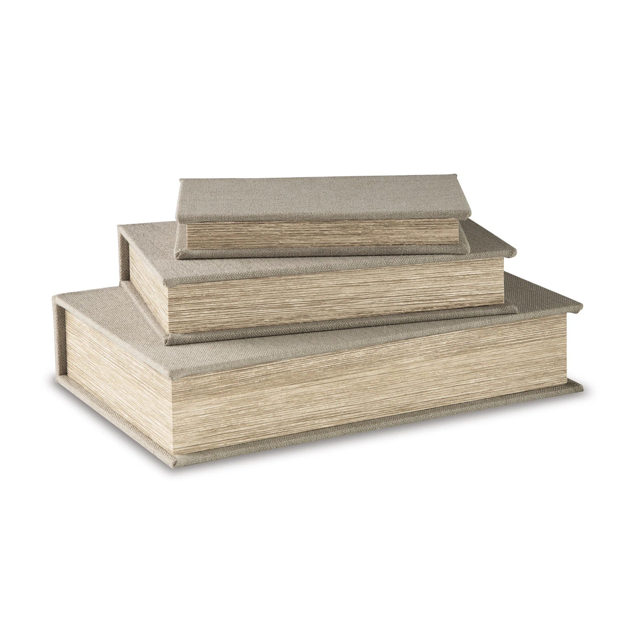 Kepir 3 Piece Fabric Book Box Set | Wayfair North America