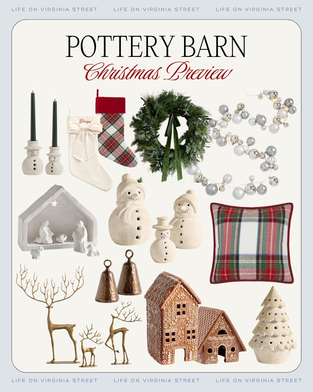 Pottery Barn Christmas preview! 🎄

Pottery Barn Christmas preview, Pottery Barn Christmas sneak peek, Pottery Barn Christmas 2026, Pottery Barn Christmas decor, Pottery Barn holiday decor, Pottery Barn Christmas collection, Pottery Barn Christmas Shop, Pottery Barn Christmas new arrivals, Christmas decor, Christmas home decor, Christmas decorations, holiday decor, Christmas decorating ideas, Christmas tree decor, Christmas ornaments, Christmas stockings, velvet stockings, Christmas wreath, Christmas garland, pre lit garland, faux Christmas greenery, Christmas botanicals, Christmas tree skirt, Christmas tree collar, Christmas pillows, Christmas throw blankets, Christmas mantel decor, Christmas living room decor, Christmas table decor, Christmas tabletop, Christmas dinnerware, Christmas village, gingerbread village, Christmas candles, flameless candles, Christmas string lights, lit Christmas decor, faux Christmas trees, classic Christmas decor, traditional Christmas decor, vintage Christmas decor, plaid Christmas decor, velvet Christmas decor, Christmas in the Country, Christmas home finds, designer Christmas decor

#LTKHome #LTKSeasonal