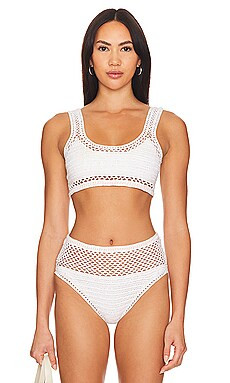 BEACH RIOT Elliot Top in White from Revolve.com | Revolve Clothing (Global)