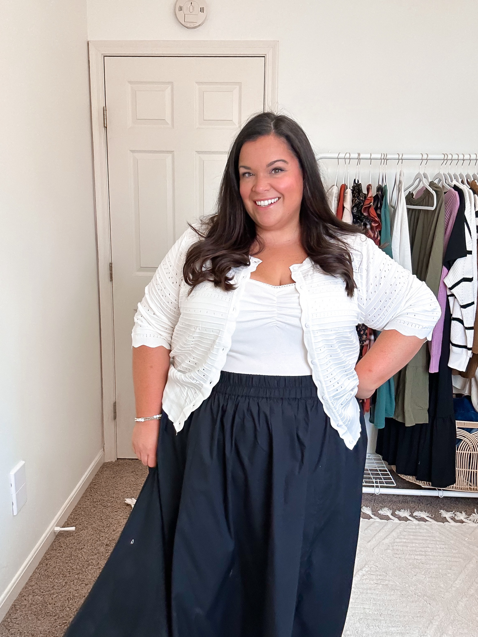 In love with this scalloped cardigan from Amazon! I’m in a xxl
Tank-3x
Skirt-2x

#LTKFindsUnder50 #LTKStyleTip #LTKPlusSize