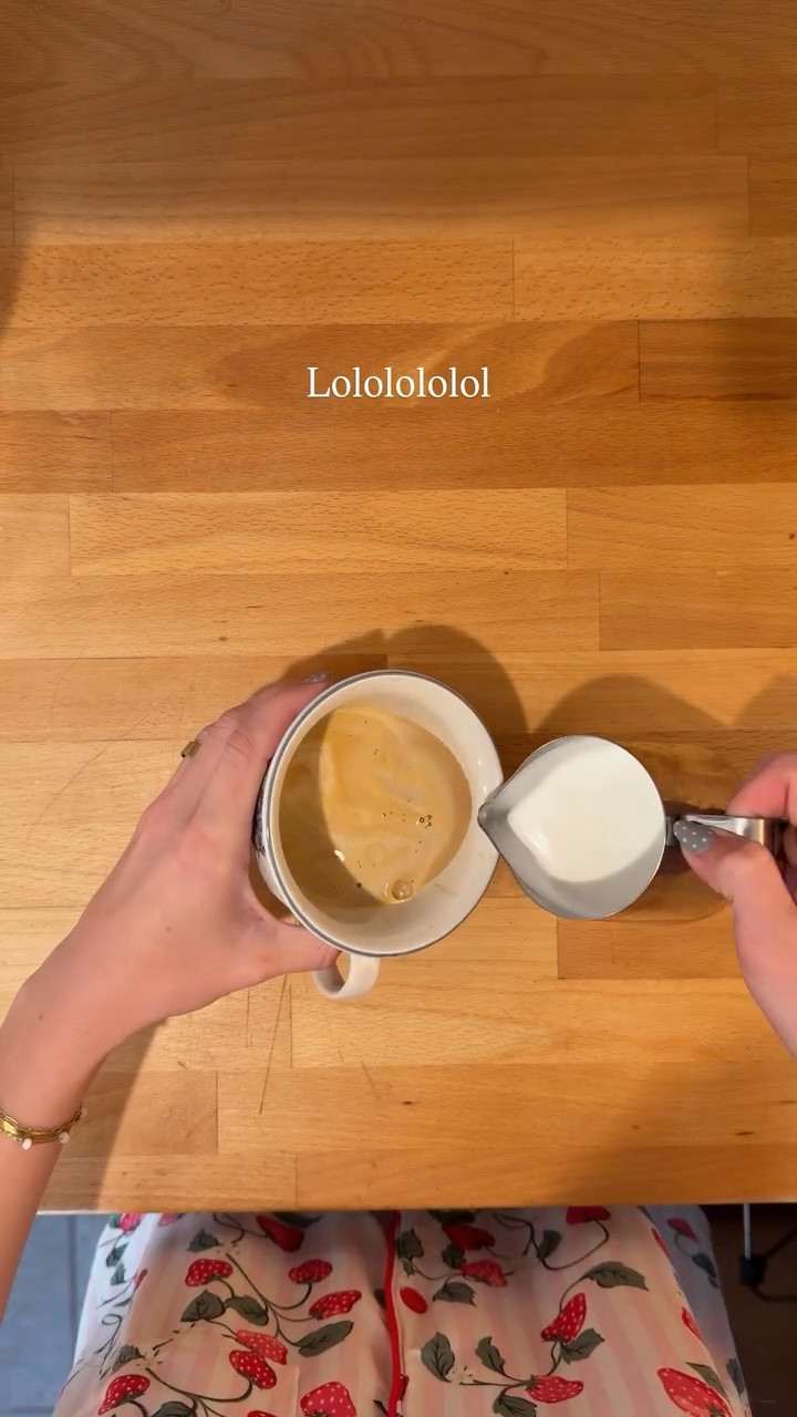 Matching strawberry pj set while I make my morning coffee! 

#LTKdayinmylife #LTKvlog #LTKHome