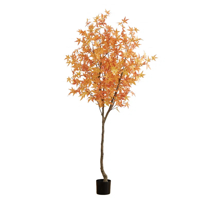 Apeton 84'' Faux Maple Tree in Pot | Wayfair North America