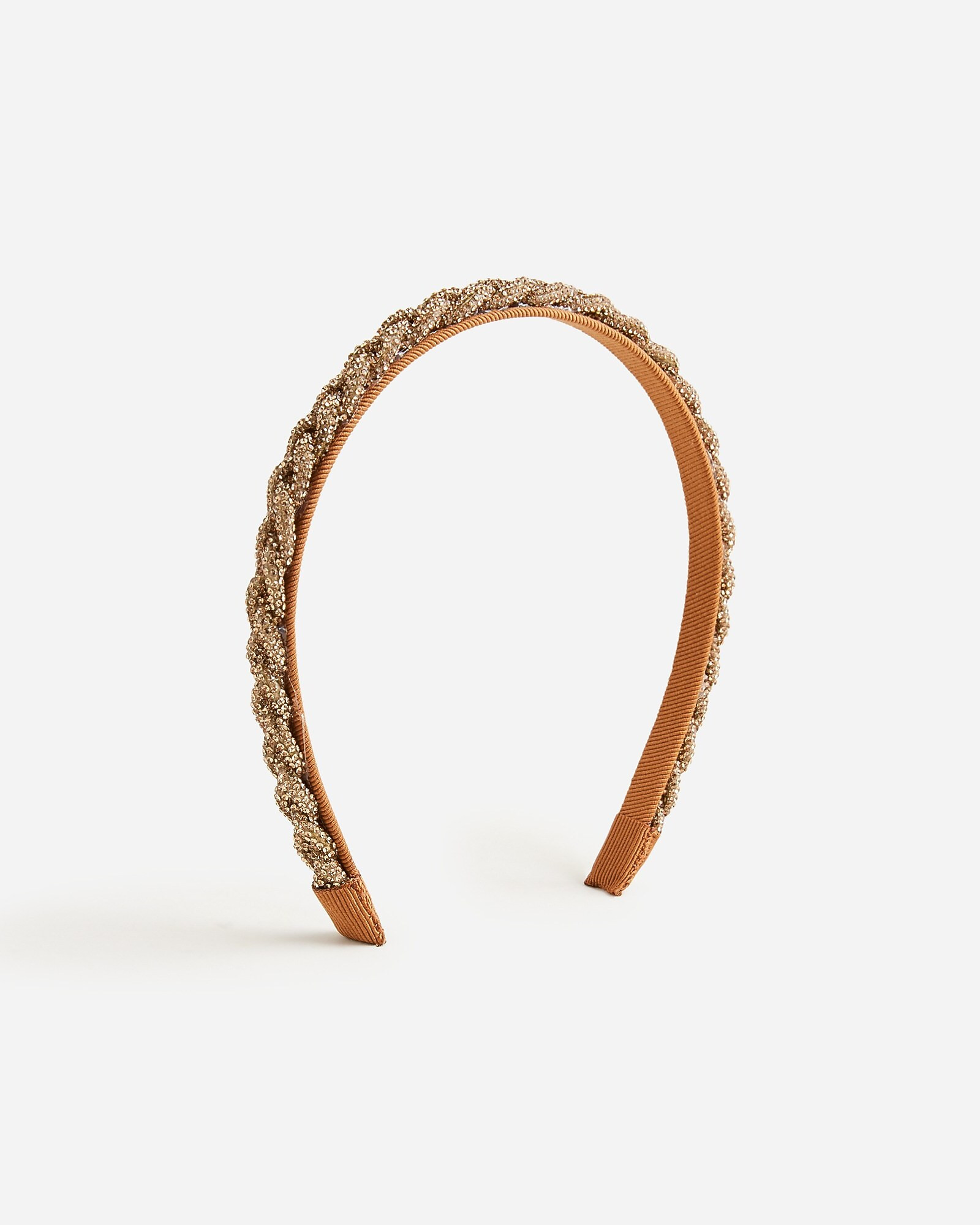 Skinny braided crystal headband | J. Crew US
