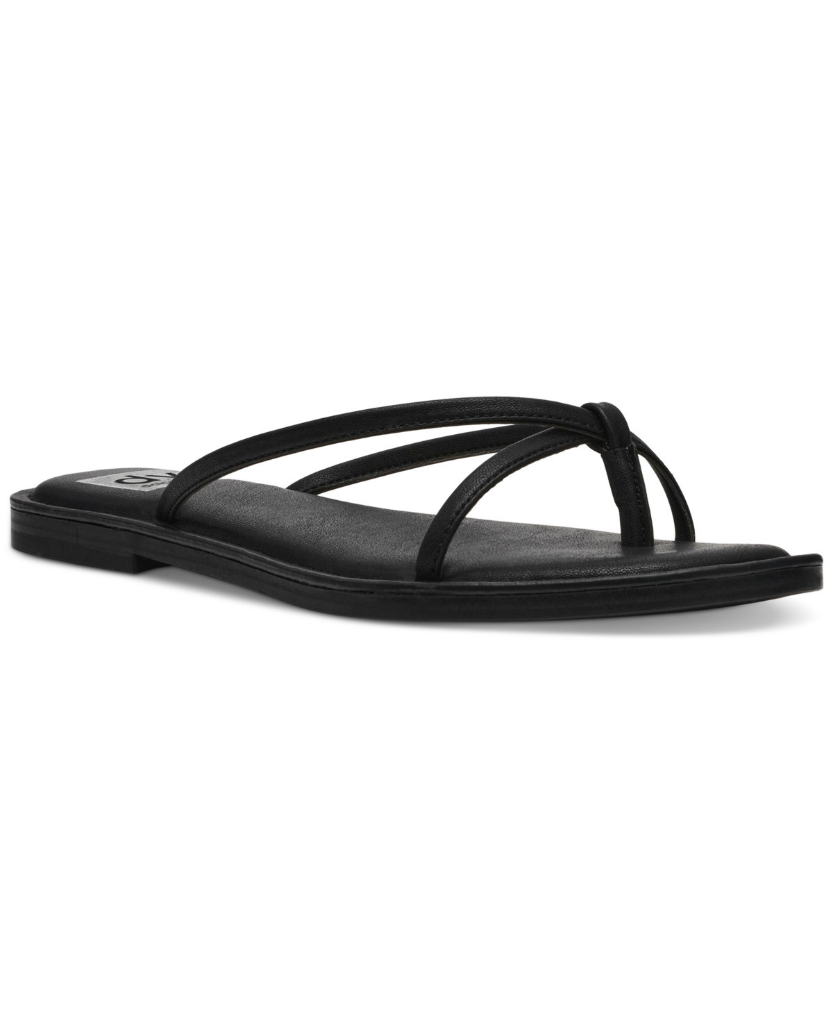 Dv Dolce Vita Women's Jumpie Thong Flip Slide Flats Sandals - Black | Macy's