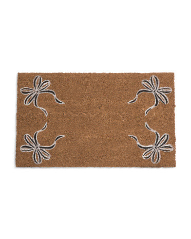 18x30 Bows Coir Doormat | TJ Maxx