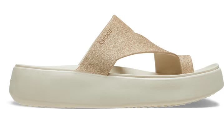 Getaway Platform Glitter Toe Loop | Crocs (US)