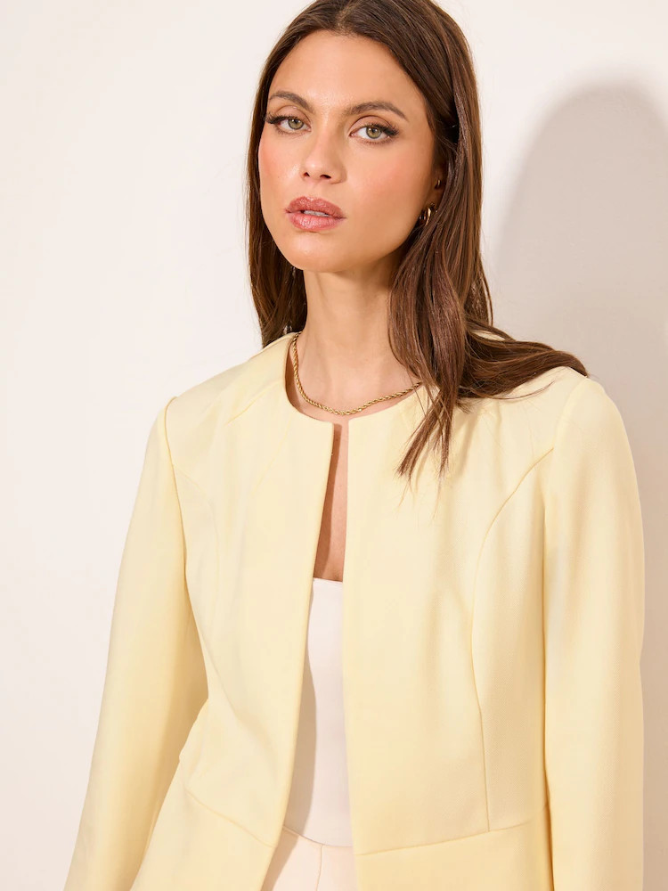 Boter Geel - Lipsy - Kraagloze korte blazer | Next EU