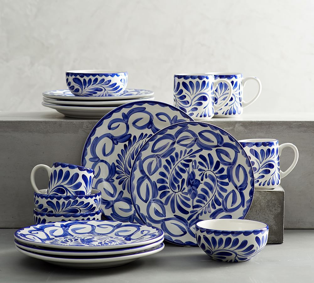 Puebla Stoneware Dinnerware Collection | Pottery Barn (US)