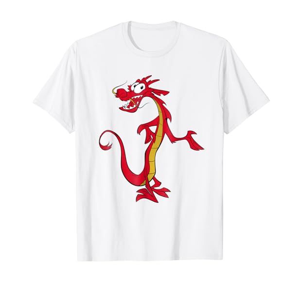 Disney Mulan Mushu Dragon T-Shirt | Amazon (US)