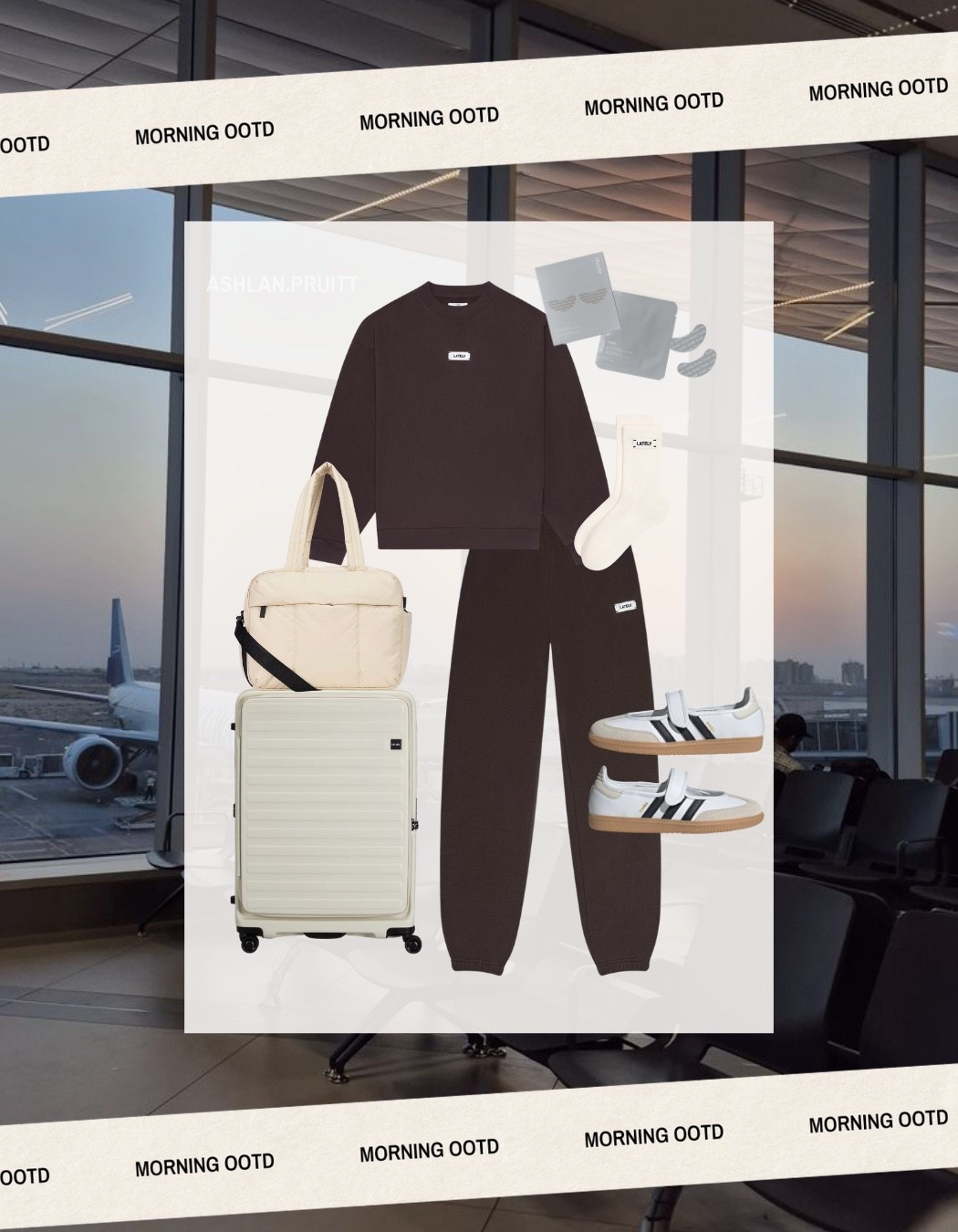 Airport outfit to Nashville! 🤎