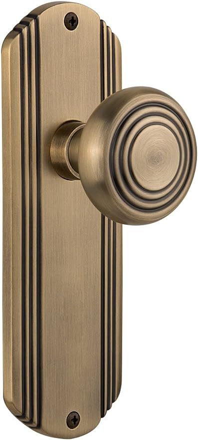 Nostalgic Warehouse Deco Plate with Deco Knob, Privacy - 2.375", Antique Brass | Amazon (US)