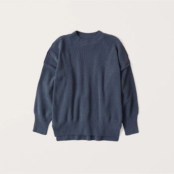 Oversized Chenille Sweater | Abercrombie & Fitch (US)