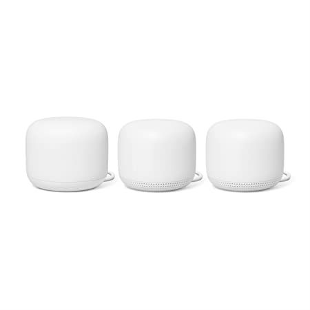 Nest WiFi Router and 2 Points - WiFi Extender with Smart Speaker - Works with Google WiFi (3 Pack... | Amazon (US)