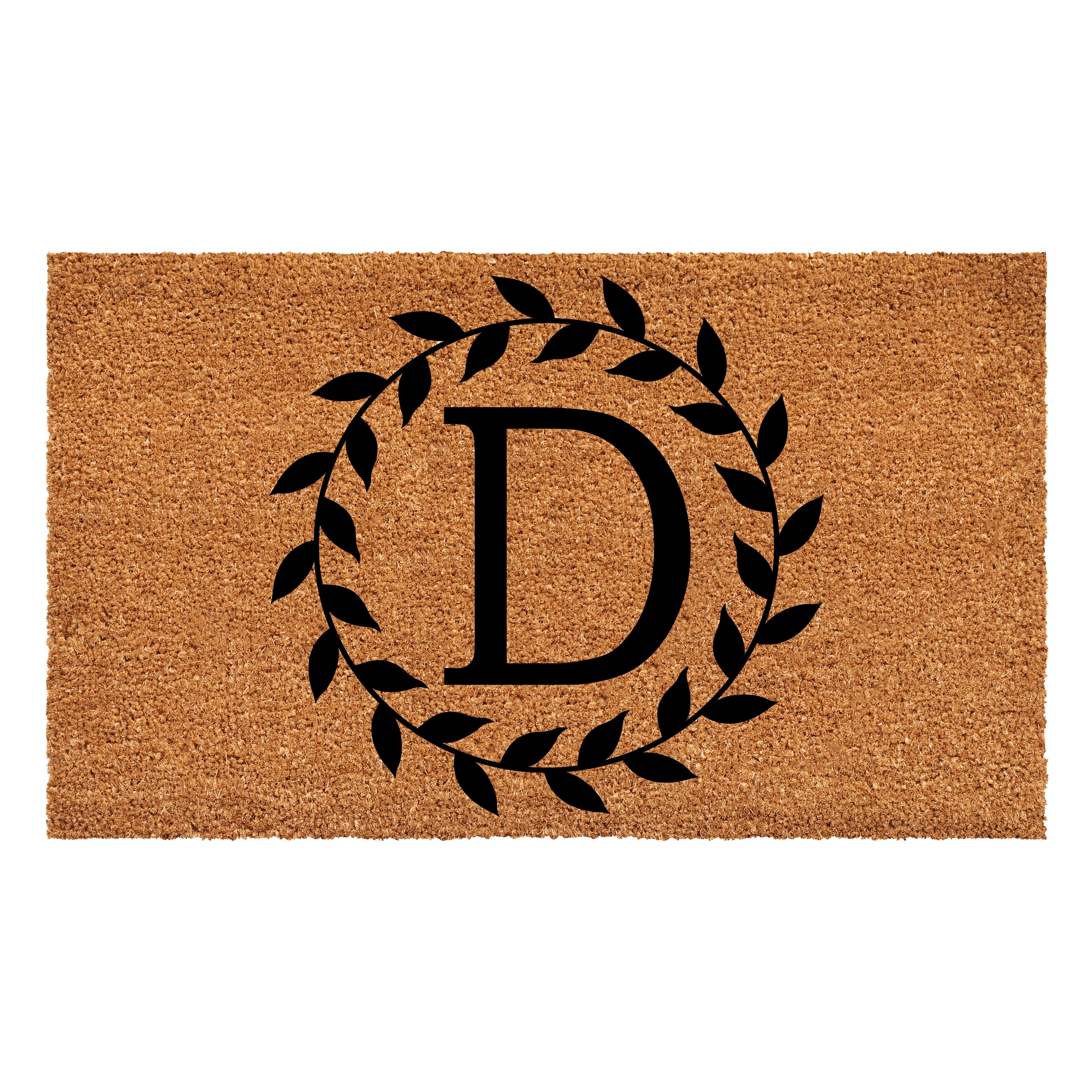 Trinx Honolulu Calloway Mills Laurel Wreath Non-Slip Indoor Outdoor Door Mat | Wayfair | Wayfair North America