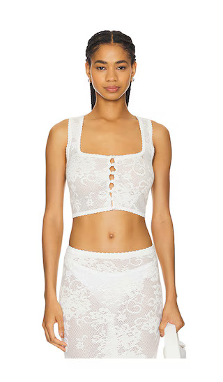 Narcisa Top in White | Revolve Clothing (Global)