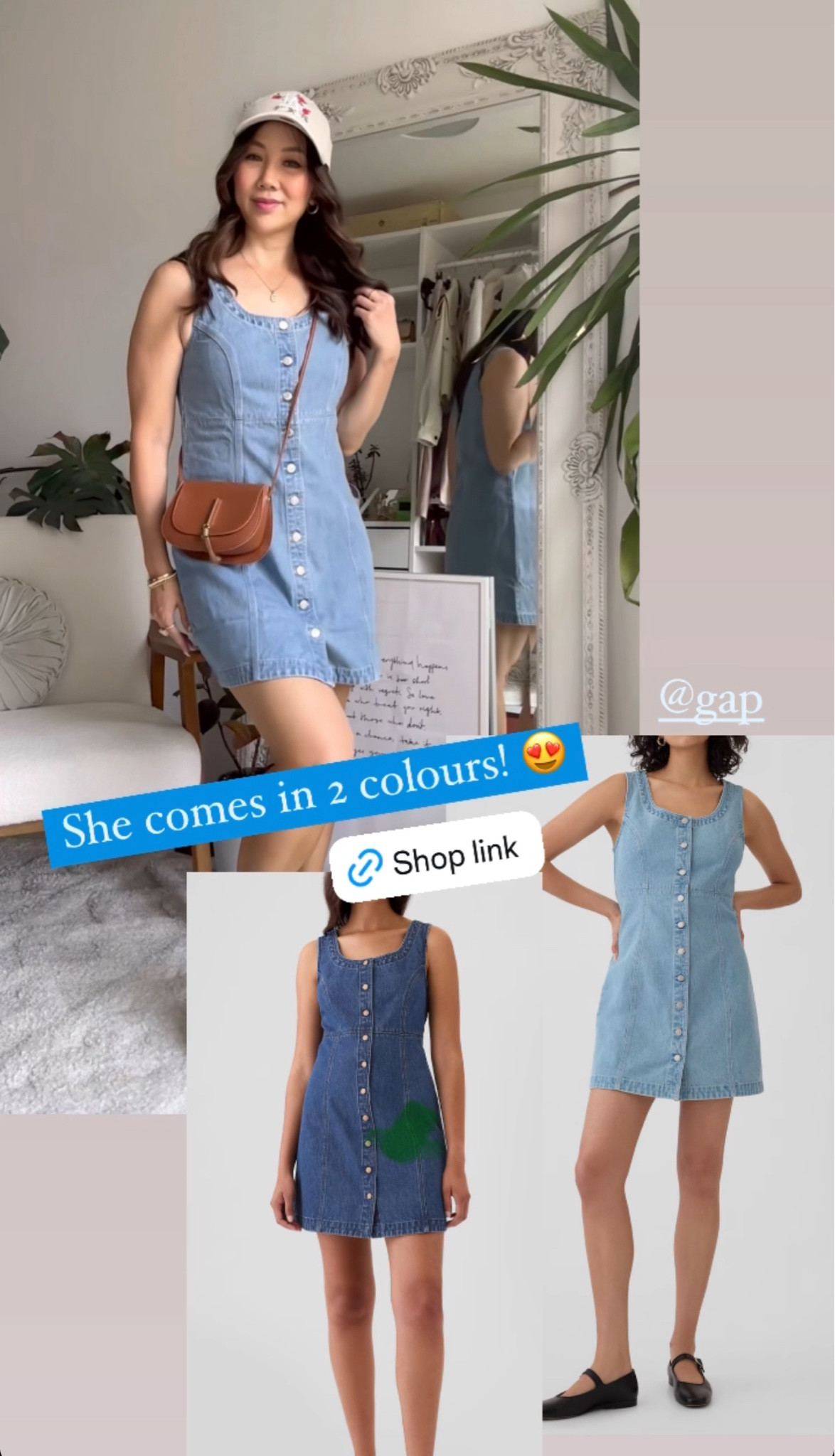 She’s denim, she’s cute and she’s on high rotation 💙 The cutest mini dress from @gap! 

Shopped this denim mini dress and more of my summer dress favourites below!  #ltksummersales #ltkseasonal #ltkstyletip

#LTKBacktoSchool #LTKSummerSales #LTKSeasonal