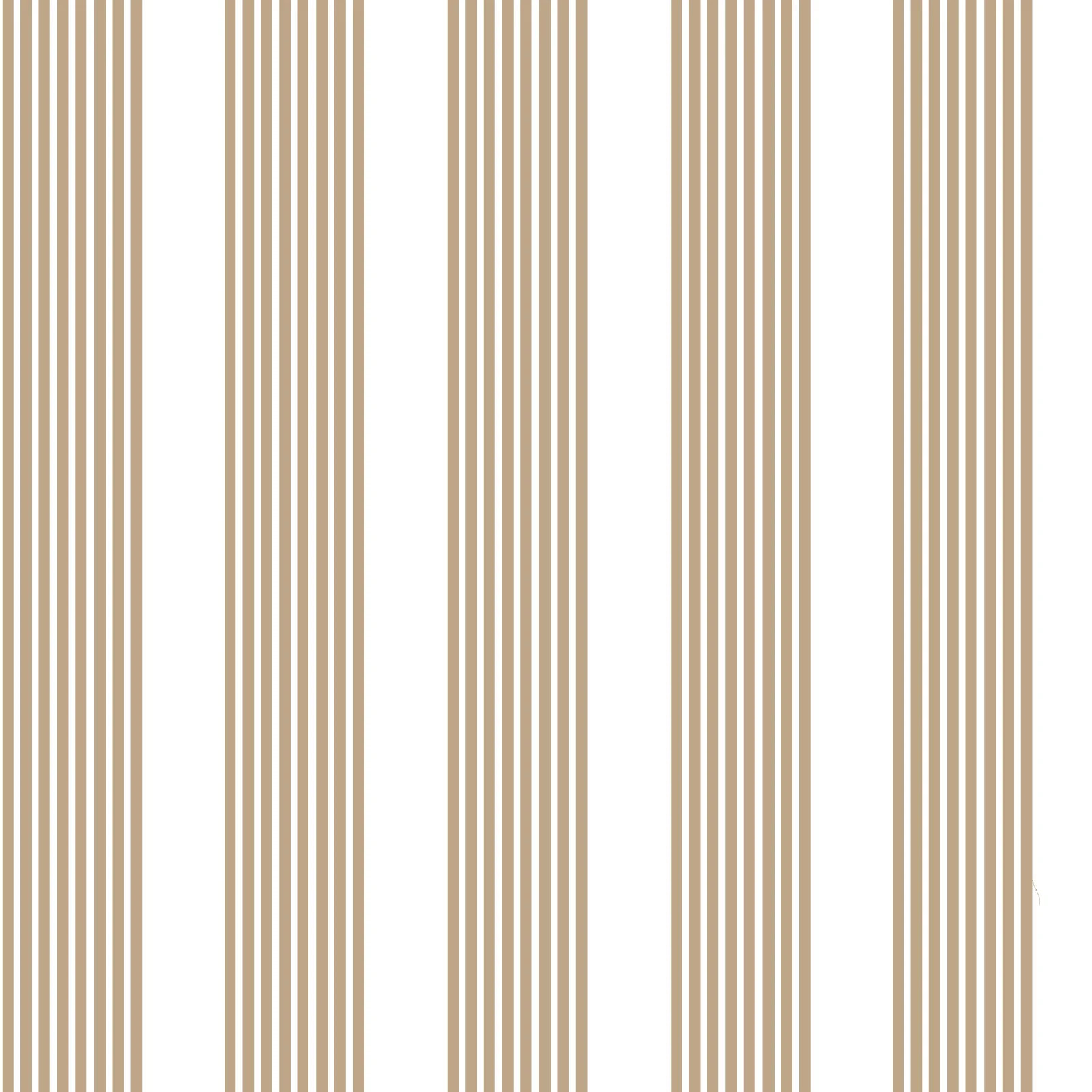 Oscar Stripe Fabric in Camel | Brooke and Lou