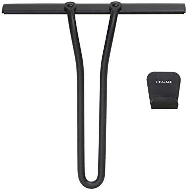 E.Palace All-Purpose Squeegee for Shower, Window, Car Glass and Kitchen with 3M Hook (Black) | Amazon (US)