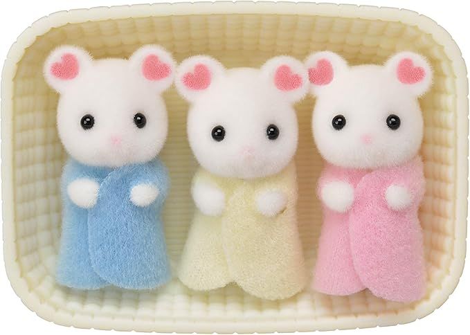 Calico Critters Marshmallow Mouse Triplets | Amazon (US)