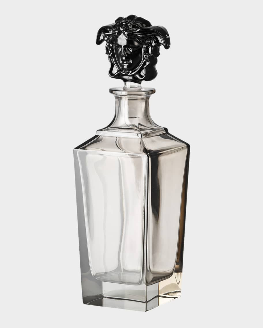 Versace Medusa Lumiere Haze Decanter | Neiman Marcus