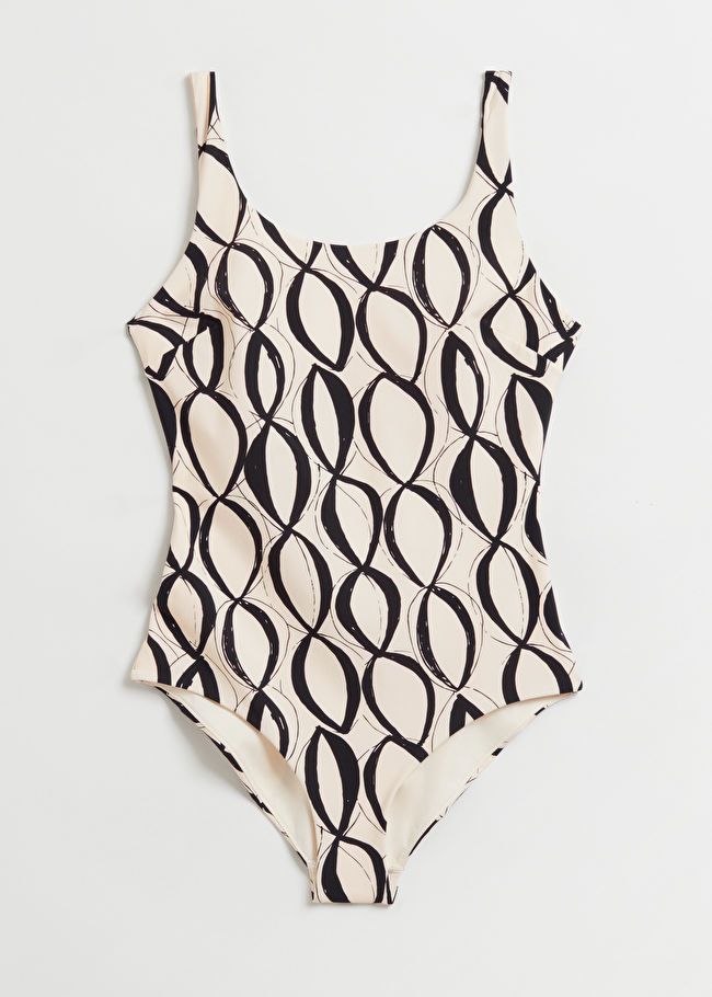 Geometric Patterned Swimsuit | & Other Stories US