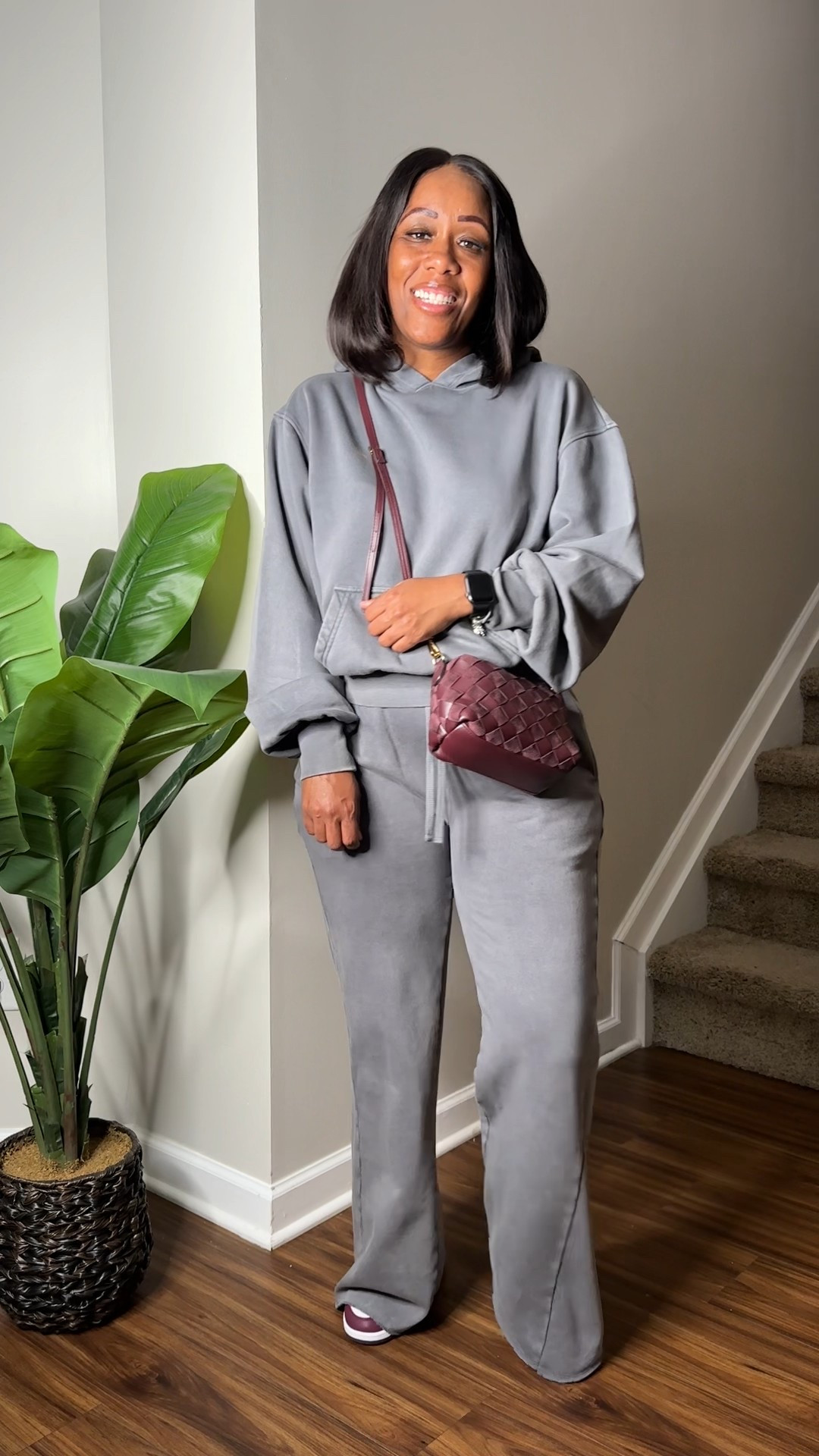 Scoop grey hoodie and matching wide leg pants. Super stretchy and comfy. I’m wearing a size xs. I’m 5’1 140lbs 

#LTKFindsUnder100 #LTKPetite #LTKFindsUnder50