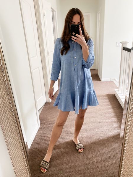 This chambray dress is perfect for Spring and or vacations. I brought it to Hawaii and Florida and it’s my favorite  

#LTKover40 #LTKsalealert #LTKstyletip