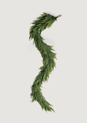 Afloral Real Touch Deluxe Norfolk Pine Garland - 96" | Amazon (US)