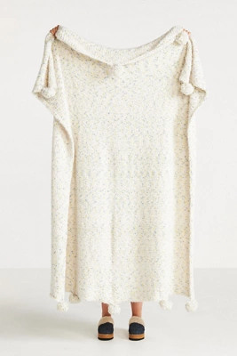 Pommed Bridget Eyelash Throw Blanket | Anthropologie (US)