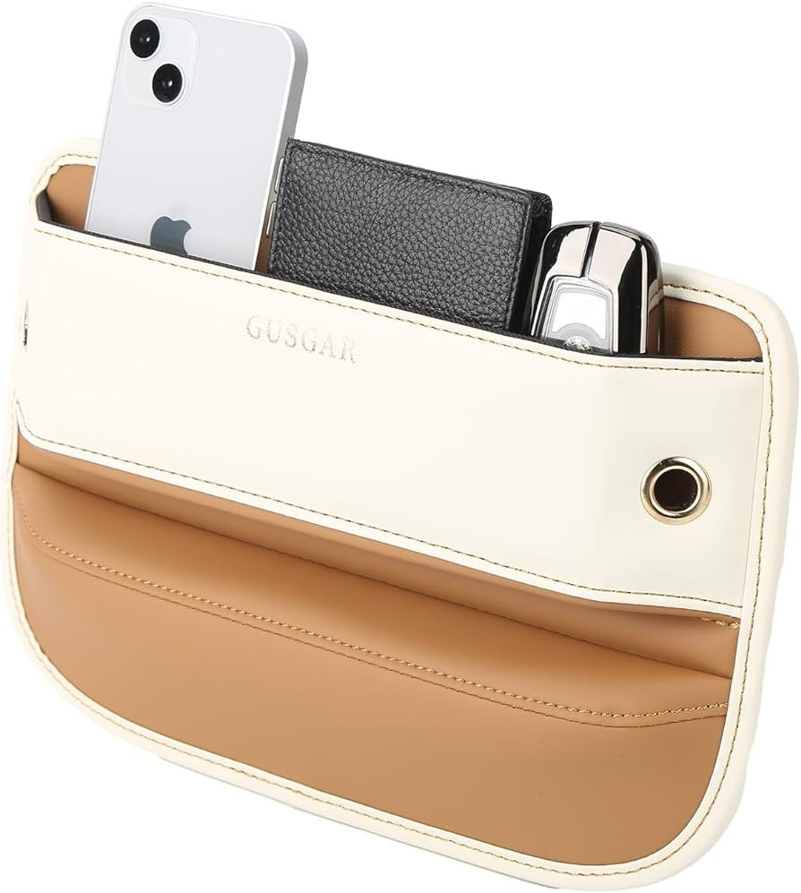 Car Seat Gap Filler, Premium Leather Car Seat Gap Filler Organizer, Multifunctional Car Front Sea... | Amazon (US)