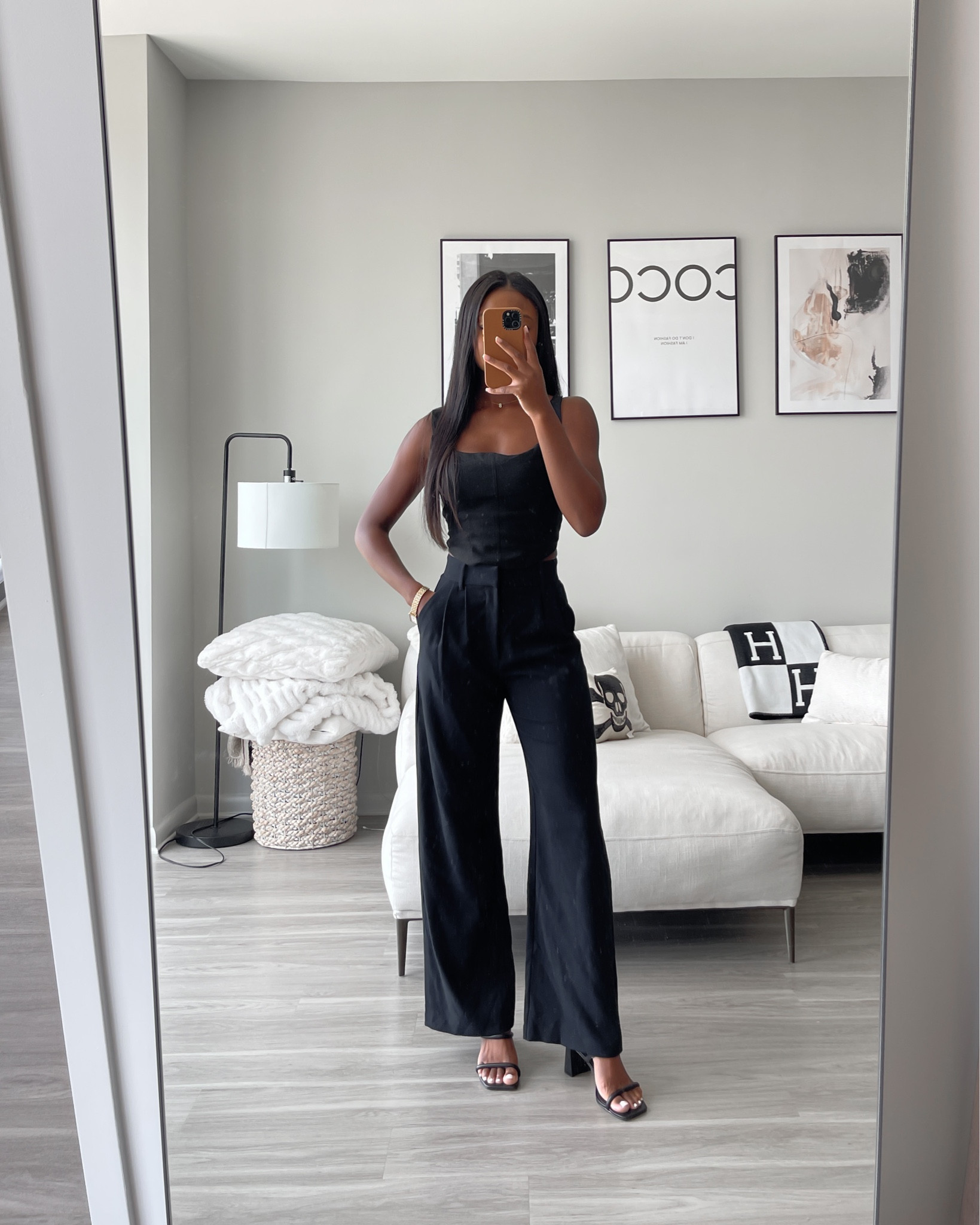 Wide leg pants outfit for fall! Wearing an xs in these pants and black corset top! 

#LTKSeasonal #LTKstyletip