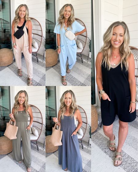 Free people lookalike jumpsuits and rompers wearing a size small. Amazon free people lookalike. Amazon spring outfit Amazon summer outfit

#LTKFindsUnder50