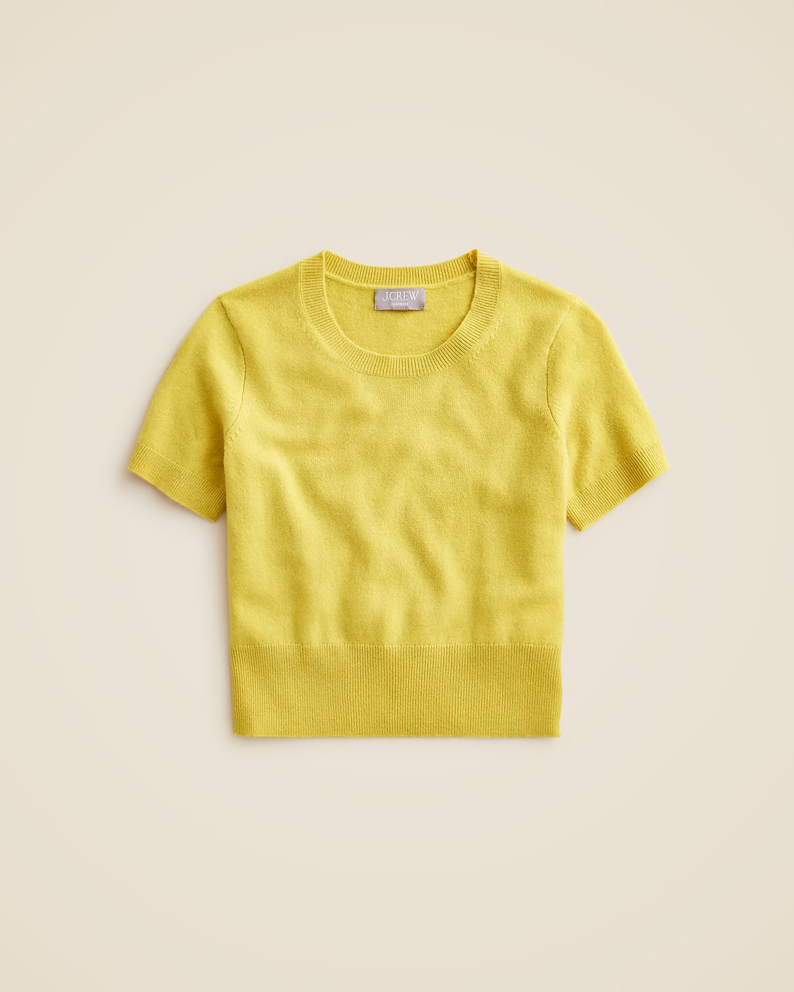 Cashmere shrunken T-shirt | J. Crew US