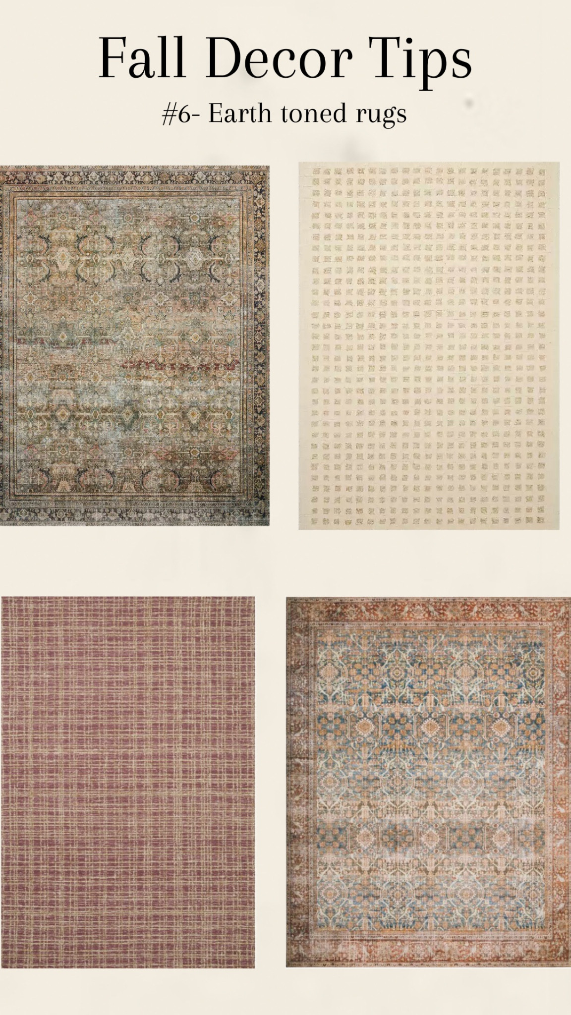 Fall decor- Rug, neutral rug, 

#LTKstyletip #LTKsalealert #LTKhome